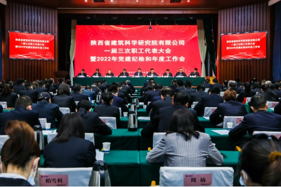 我司参加陕建科研院一届三次职代会暨2022年党建纪检和年度工作会议并获多项荣誉